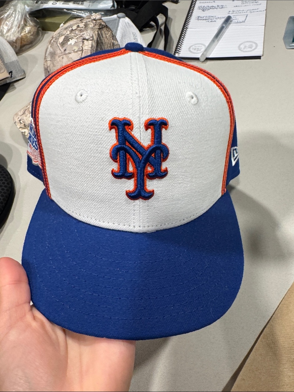 New York Mets Blue & White World Series 1986 Baseball Cap